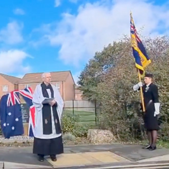 Dedication of the Wellington Memorial